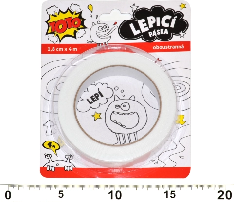 Oboustranná lepicí páska 18mm x 4m
