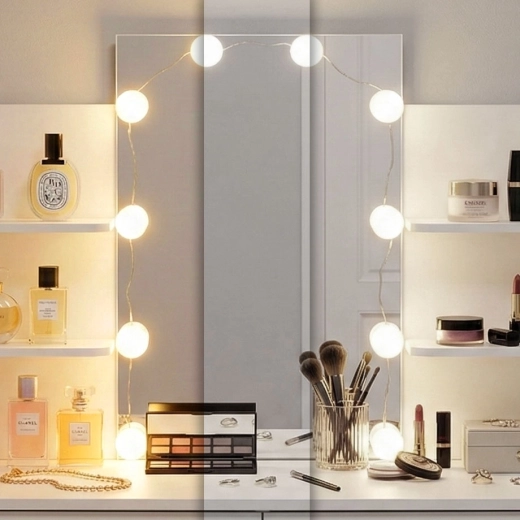 Hollywood LED osvětlení pro perfektní líčení