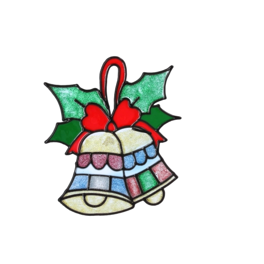 Klasické vánoční zvonky s mašlí