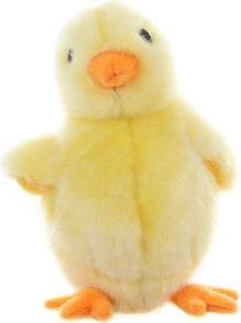 plyšové kuřátko žluté