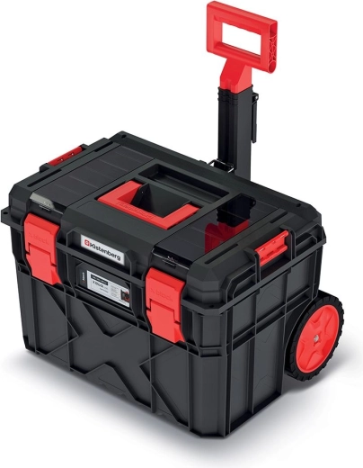 Pojízdný vodotěsný kufr na nářadí Kistenberg X BLOCK LOG 546 × 380 × 400 mm