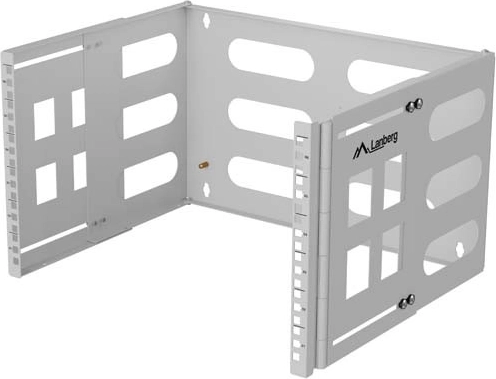 Nástěnný držák RACK 19" 6U 497×400/240 šedý