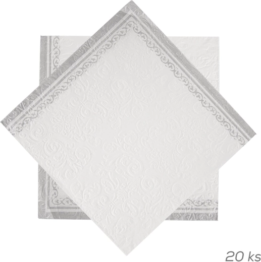 Embosované papírové ubrousky 33 × 33 cm 20 ks