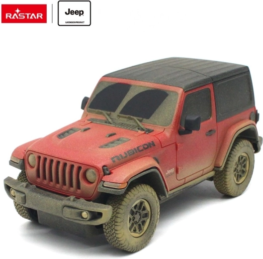 Jeep Wrangler Rubicon na dálkové ovládání 1:24 Rastar (Muddy verze) - 1 kus