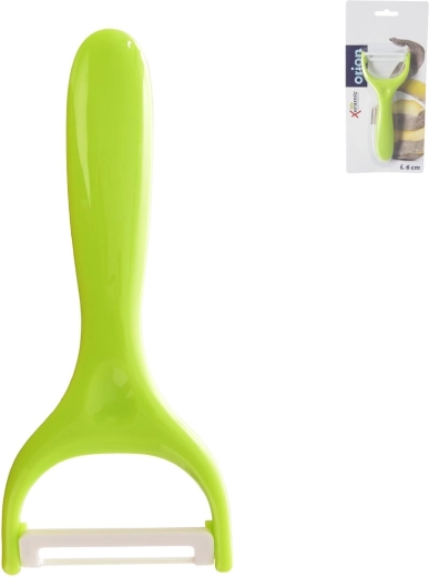 Keramická kuchyňská škrabka s UH rukojetí – mix barev