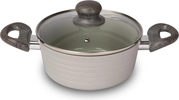 Lamart Stripe kastrol s poklicí 18 cm