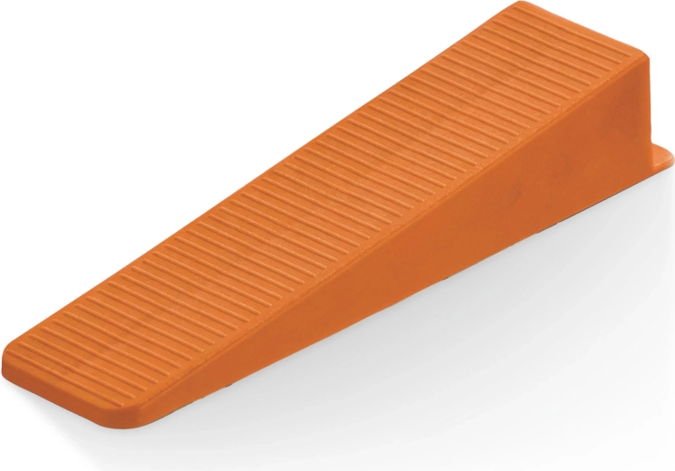 Plastové vyrovnávací klíny 1–15 mm, oranžové, 100 ks