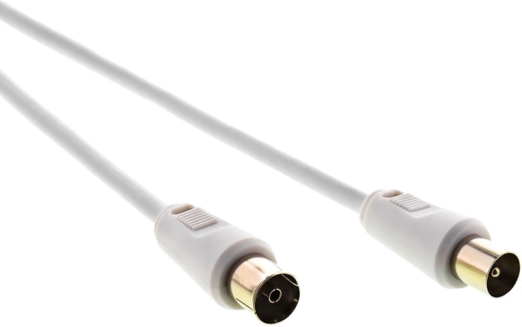 SENCOR plně stíněný anténní koaxiální kabel IEC vidlice–zásuvka 15 m