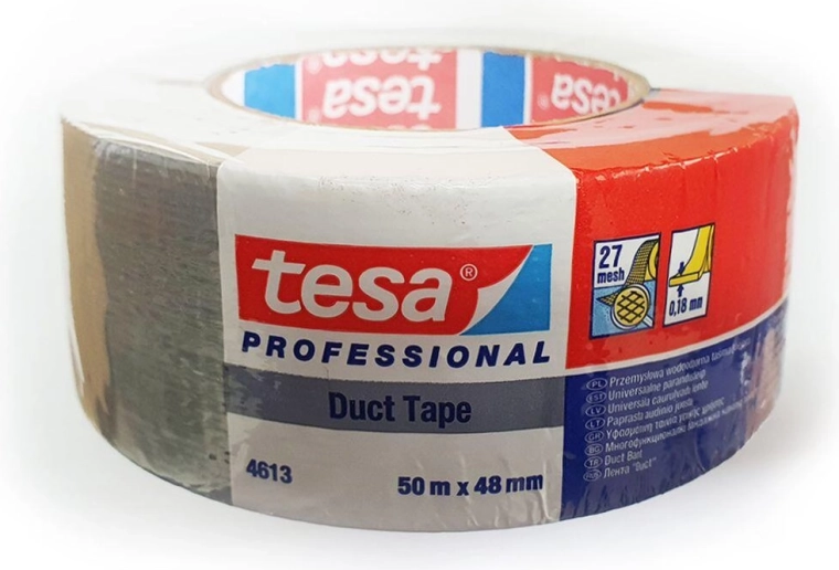 Univerzální textilní páska 48 mm × 50 m stříbrná Tesa