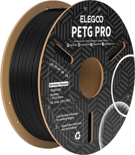 Filament ELEGOO PETG Pro černý 1,75 mm 1 kg