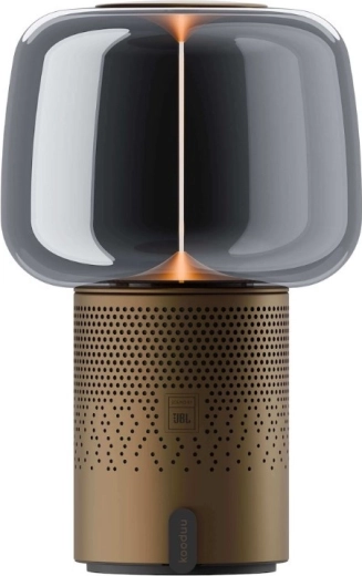 Přenosná LED lampa s Bluetooth reproduktorem Kooduu Serena Play – Bronzová