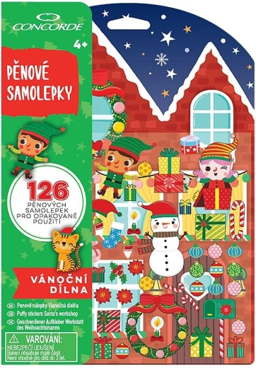 Pěnové samolepky Vánoční dílna CONCORDE