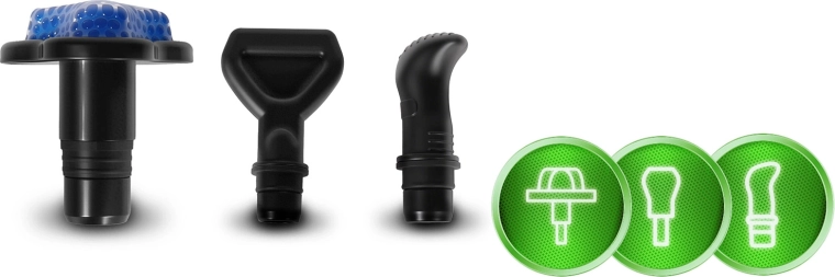 Devět nástavců pro cílenou masáž