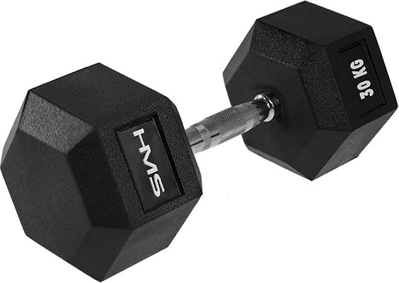 Odolné gumové hlavice s jasným označením 30 kg