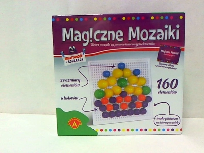 Magické mozaiky – kreativní a edukativní sada 160 ks