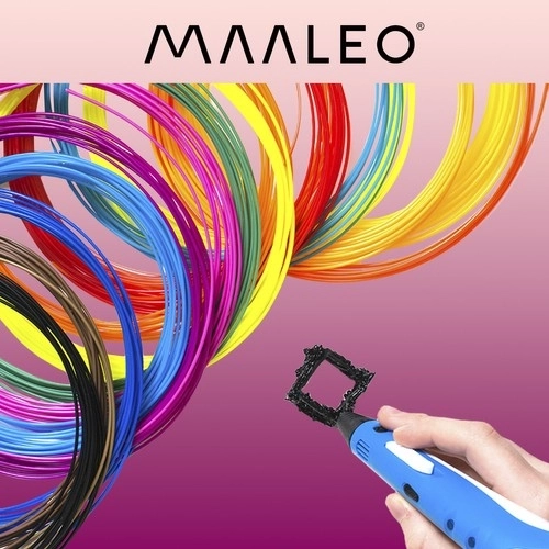 Maaleo PLA filamenty do 3D pera – 20 barev (20 × 20 m)