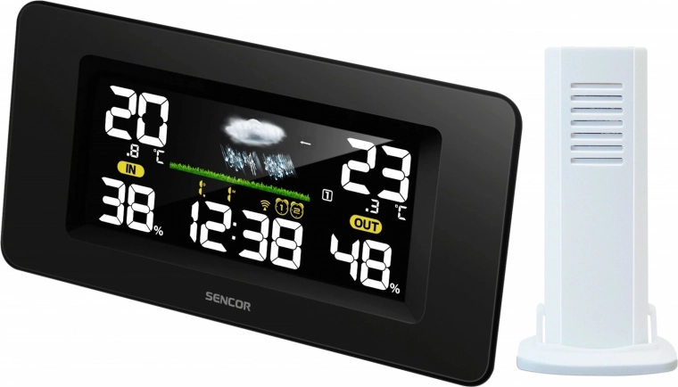 Meteostanice SWS 5270 s barevným LCD displejem