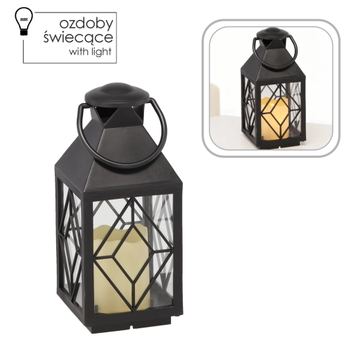 Teplé ambientní světlo bez plamene