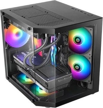 Herní počítačová skříň Mars Gaming MC-3TLITE Black mATX