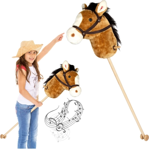 Small Foot Hobby Horse Nico kůň na tyči se zvukem