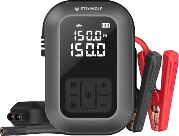Autokompresor Etenwolf X5 Pro s baterií 6000 mAh
