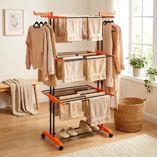 Až 16,5 m sušicí plochy na 24 prutech