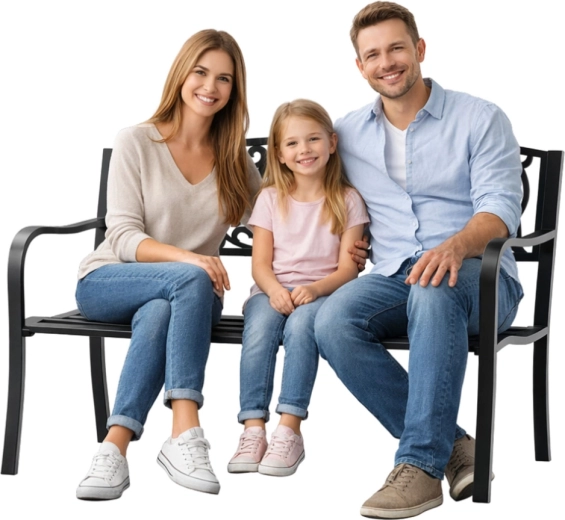 Pevná ocelová konstrukce pro 2–3 osoby