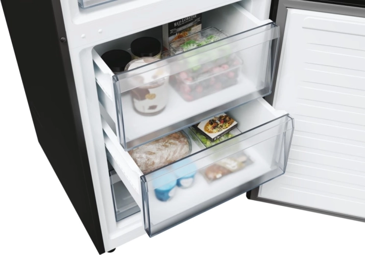 Průhledné mrazicí zásuvky