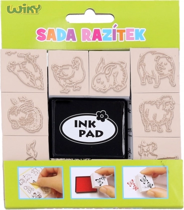 Razítková sada Zvířátka