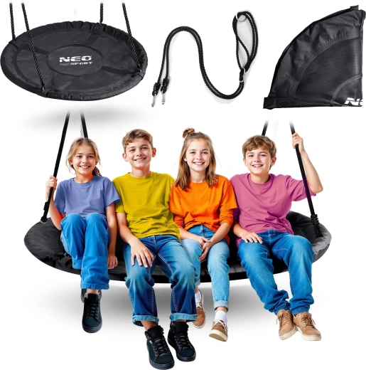 Houpací kruhová houpačka hnízdo NEO SPORT 120 cm