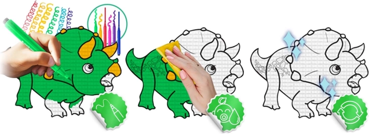 Kresli, setři a znovu – nekonečná zábava bez nepořádku