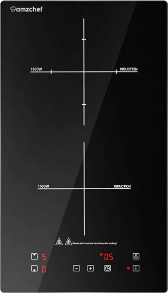 Indukční dvouplotýnkový vařič AMZCHEF