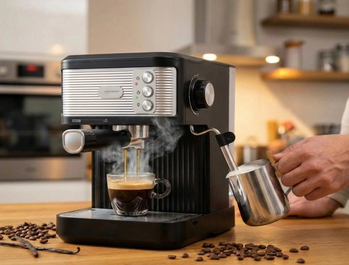 Krémové mléčné nápoje díky parní trysce