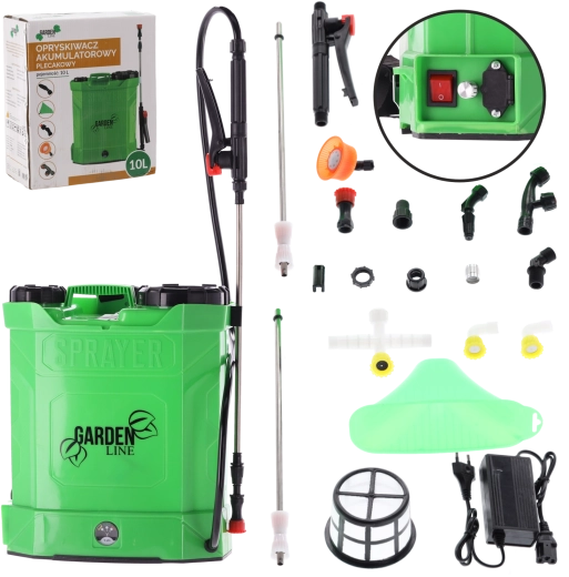 Akumulátorový zádový postřikovač 10 l