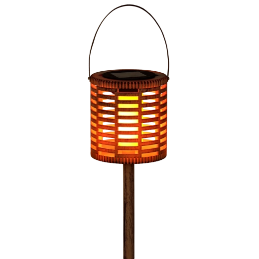 Kouzelná atmosféra teplé bílé s efektem plamene