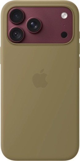 Silikonový kryt s MagSafe pro iPhone 18 Pro Max – olivový