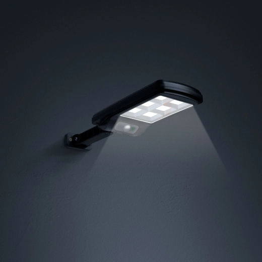 Solární nástěnný reflektor s pohybovým senzorem a 6 COB LED