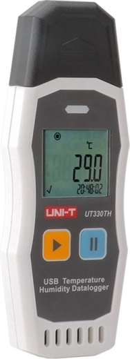 USB připojení a LED alarm