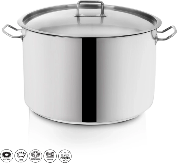 Nerezový hrnec Stock s poklicí 30 l