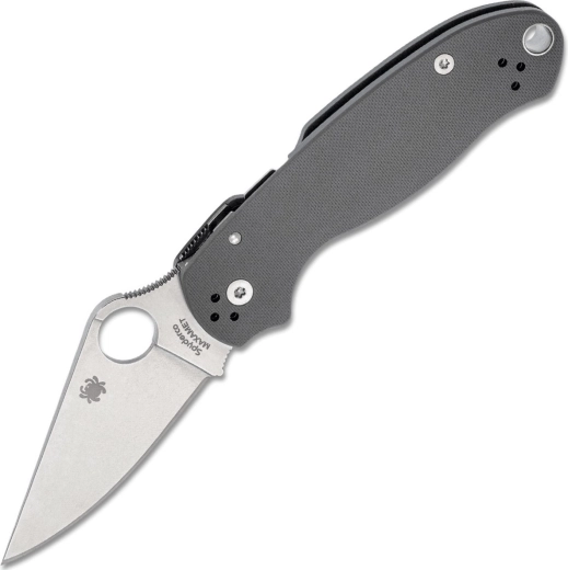 Spyderco Para 3 Maxamet šedý kapesní nůž 7,6 cm se stonewash úpravou a rukojetí G10