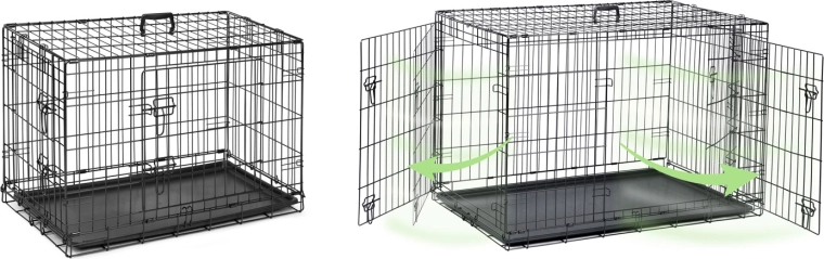 Dvojité dveře pro maximální přístup