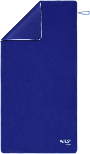Froté ručník z mikrovlákna NILS AQUA NAR14, tmavě modrý 160 × 80 cm