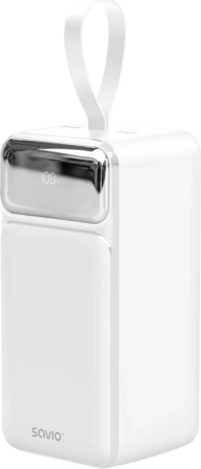 Savio powerbanka 50 000 mAh bílá