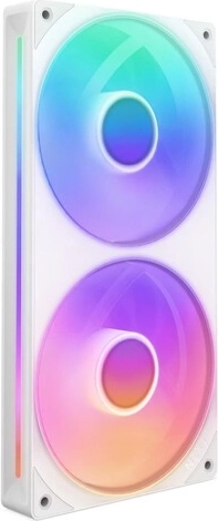 duální ventilátor NZXT F240 RGB Core PWM bílý
