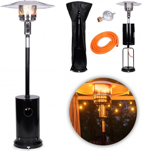 Plynový terasový ohřívač 13 kW s regulátorem, hadicí a obalem Multigarden