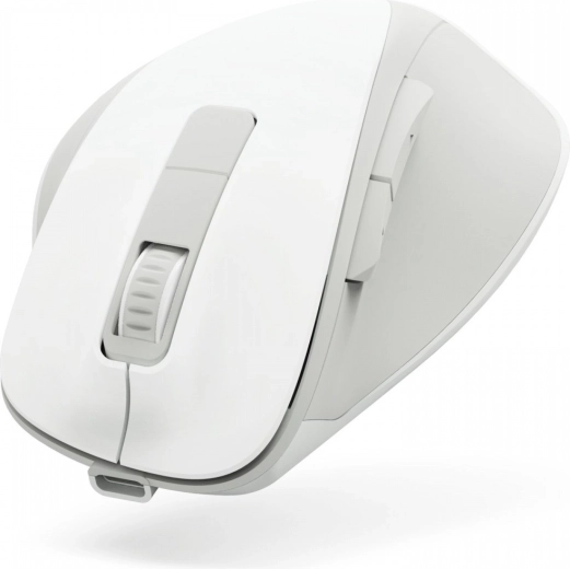 Bezdrátová ergonomická myš bílá