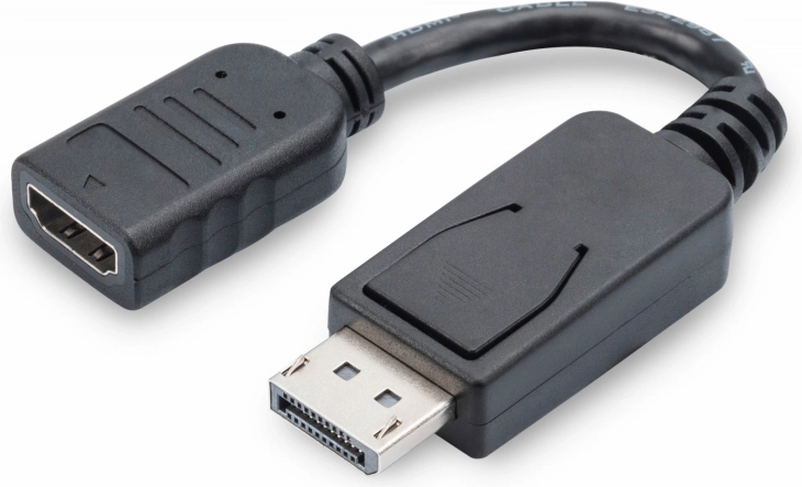 Adaptér DisplayPort na HDMI, 1080p 60 Hz, černý, 0,15 m