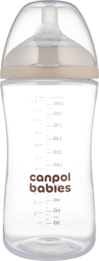 Canpol babies antikoliková kojenecká lahev Natural shape 330 ml