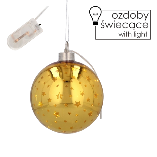 Luxusní zlatý vzhled a lesklá povrchová úprava