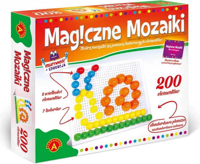 Magické mozaiky Edukace – sada 200 dílků